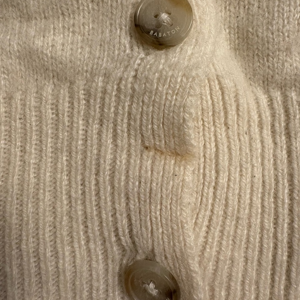 Babaton Cream Knit 100% Cashmere Sweater - Picture 6 of 7